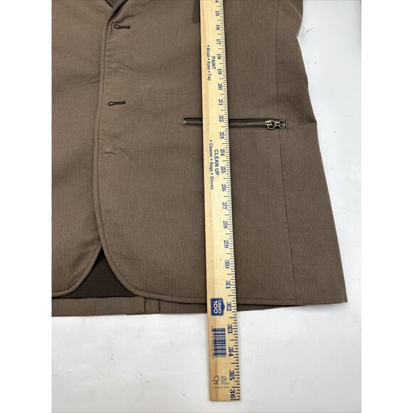Marc Ecko Blazer Jacket Mens Size Extra Large Brown Sport Coat - Picture 5 of 16